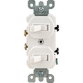 Leviton Switch Combo Qt Dplx Wht 05224-2WS